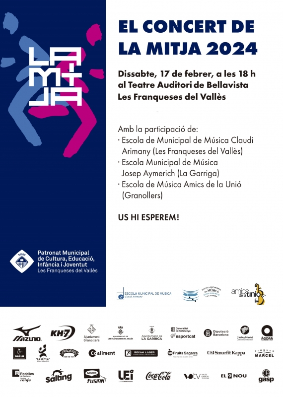 Cartell Concert inaugural de la Mitja Marató