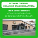 Setmana Cultural de la Gent Gran de Bellavista 2024