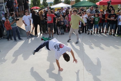 El grup Ultimate Sytem va protagonitzar l'exhibició de hip hop