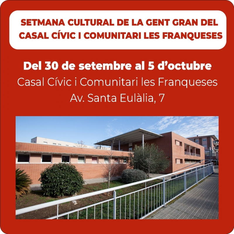 Setmana Cultural de la Gent Gran de Corró d’Avall